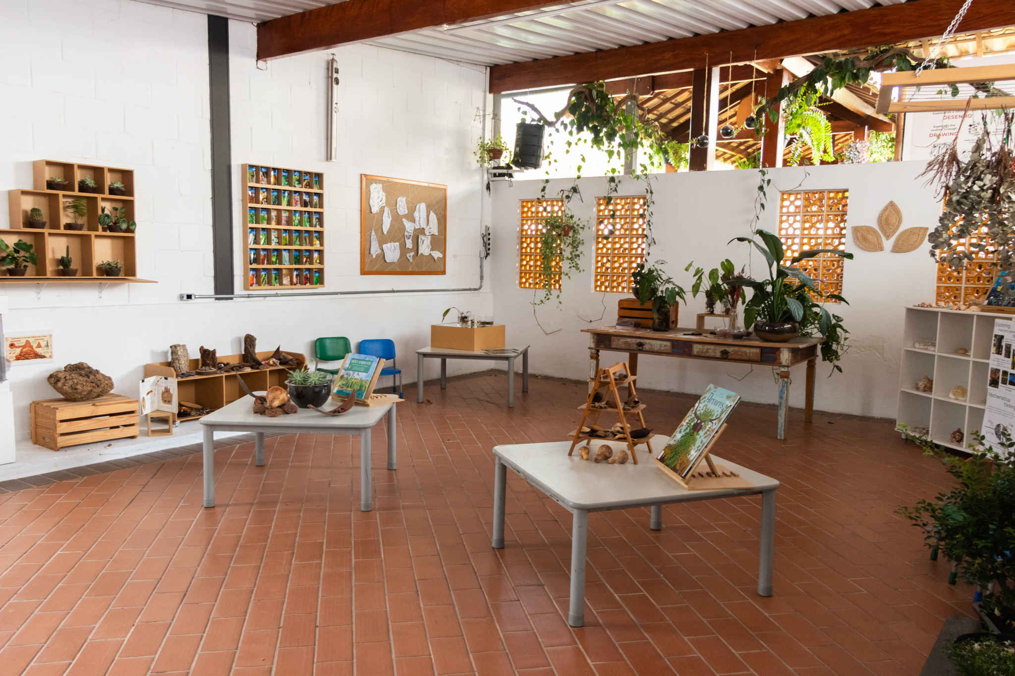 Modern equipped biology workshop