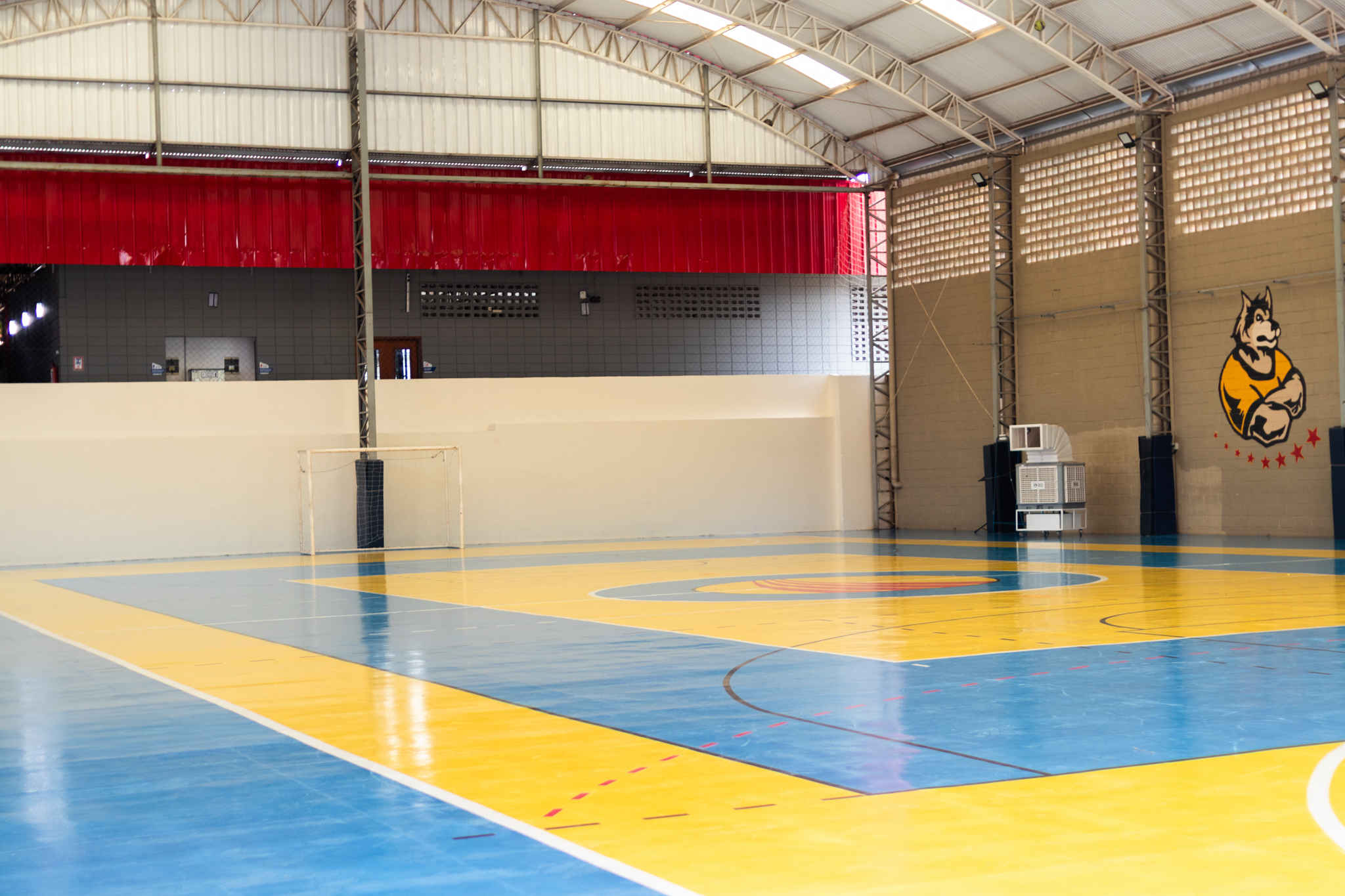 Indoor sports gymnasium
