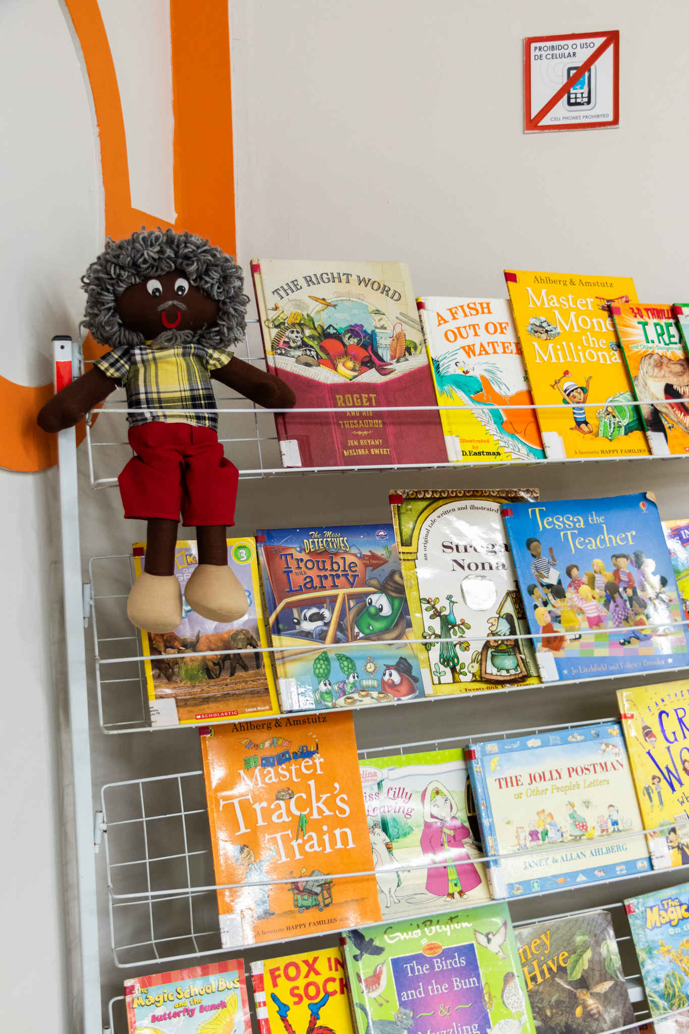 Book collection in the Learning and Information Center